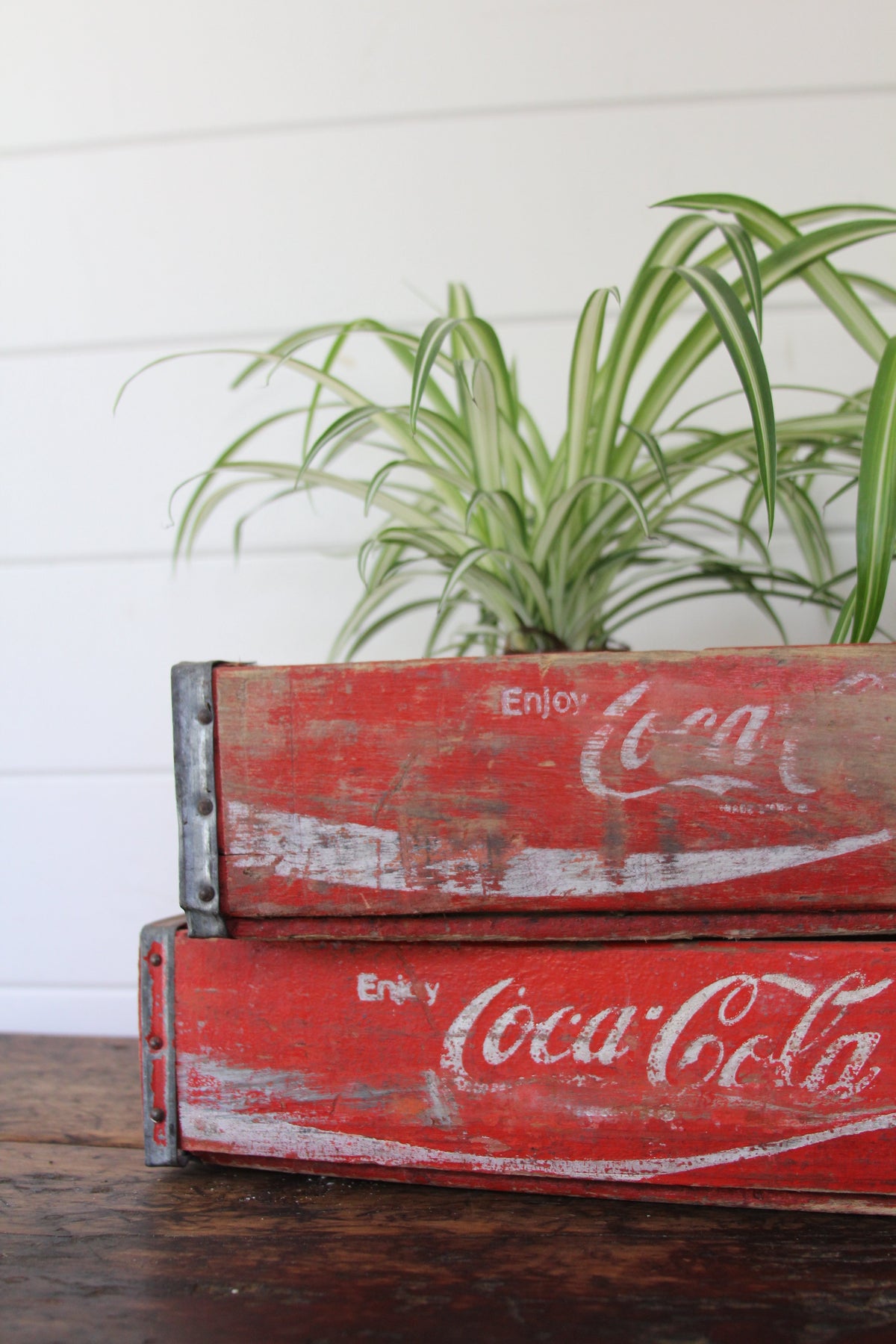 Coca Cola Wood Crate B - Diamonds & Rust
