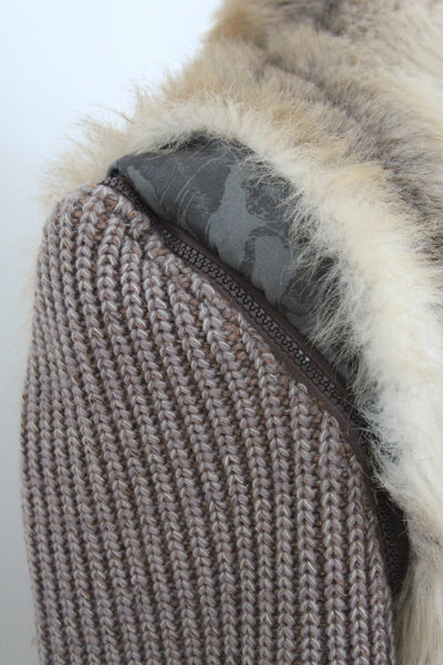 Jordache Faux Fur Coat - Diamonds & Rust