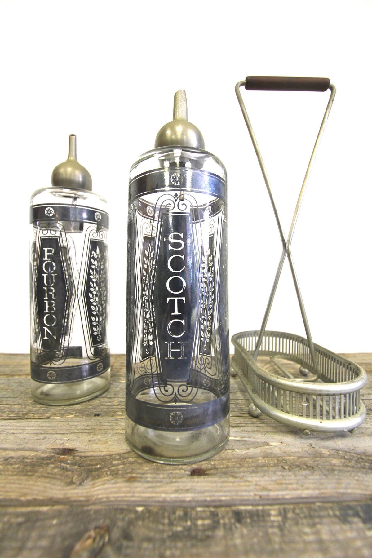 Vintage Bourbon and Scotch Decanter