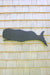 Wooden Whale Wall Hanging - Diamonds & Rust