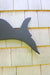 Wooden Whale Wall Hanging - Diamonds & Rust