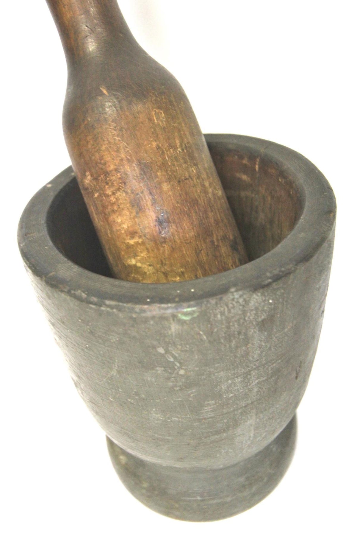 Primitive Wooden Mortar & Pestle