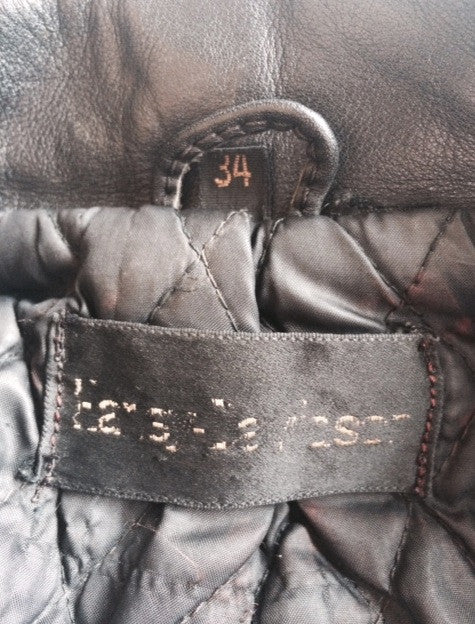 Vintage HARLEY DAVIDSON Black Leather Jacket - Diamonds & Rust