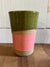 Carmiclay Ceramic To Go Mug - Pink & Olive