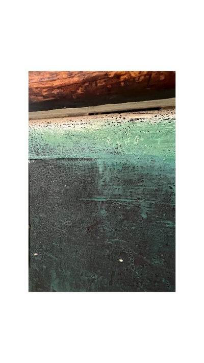 Antique Blanket Chest - Diamonds & Rust