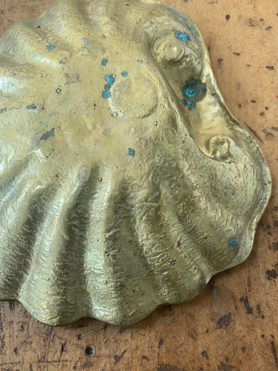Brass Clam Tray - Diamonds & Rust