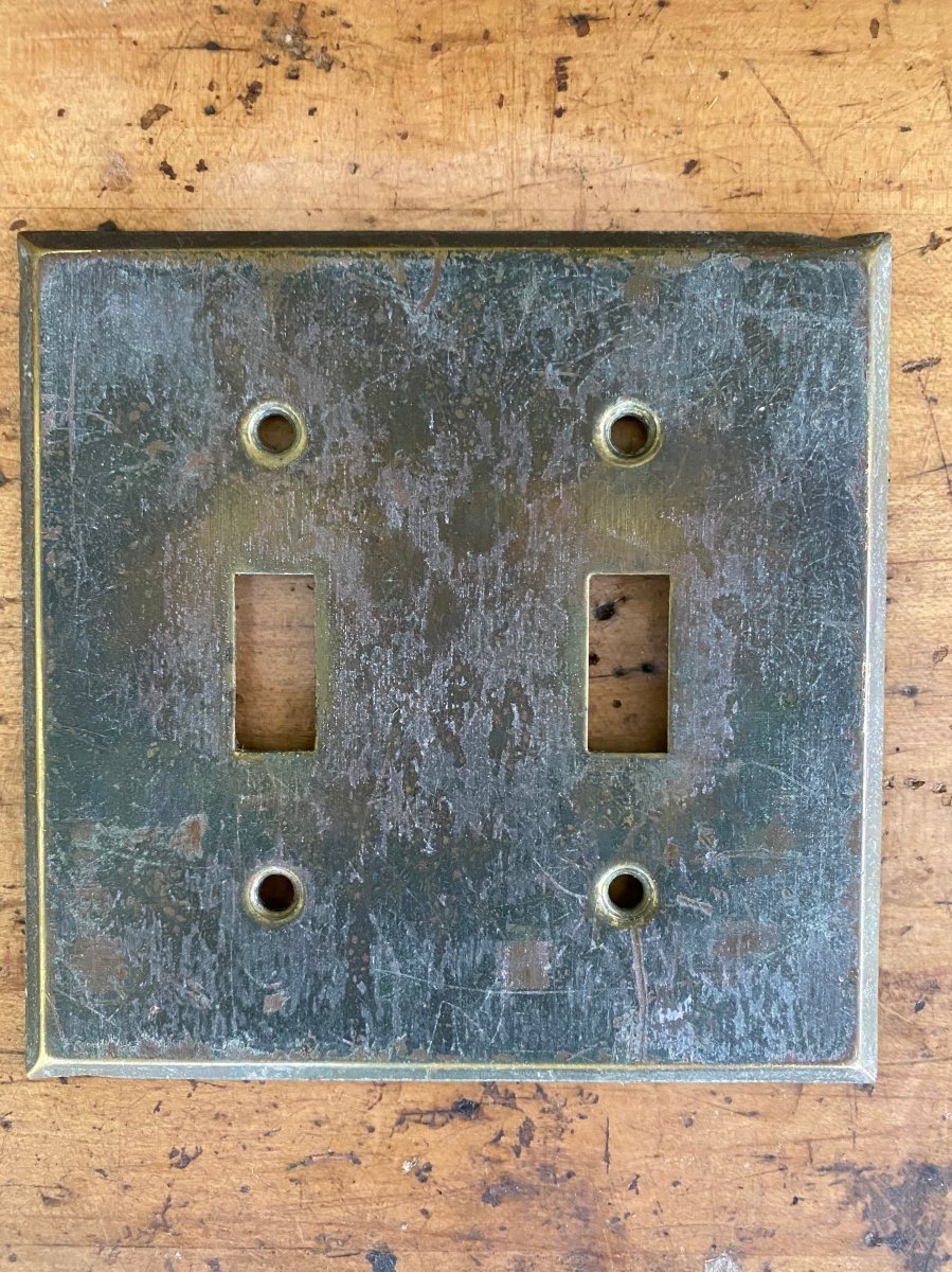 Brass Switch Plates - Diamonds & Rust