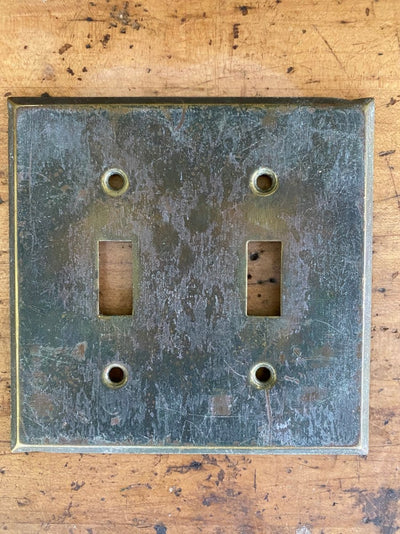 Brass Switch Plates - Diamonds & Rust