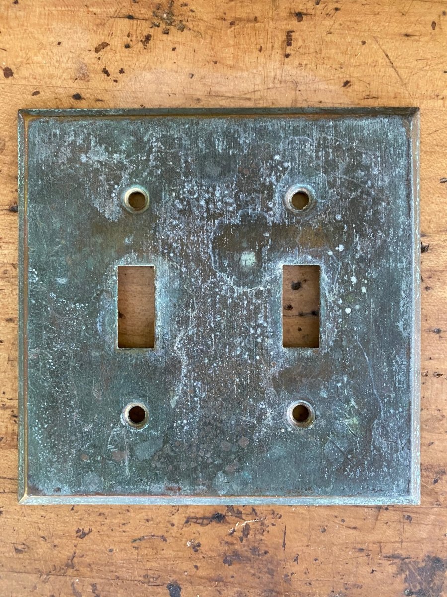 Brass Switch Plates - Diamonds & Rust