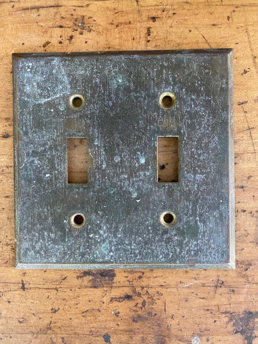 Brass Switch Plates - Diamonds & Rust