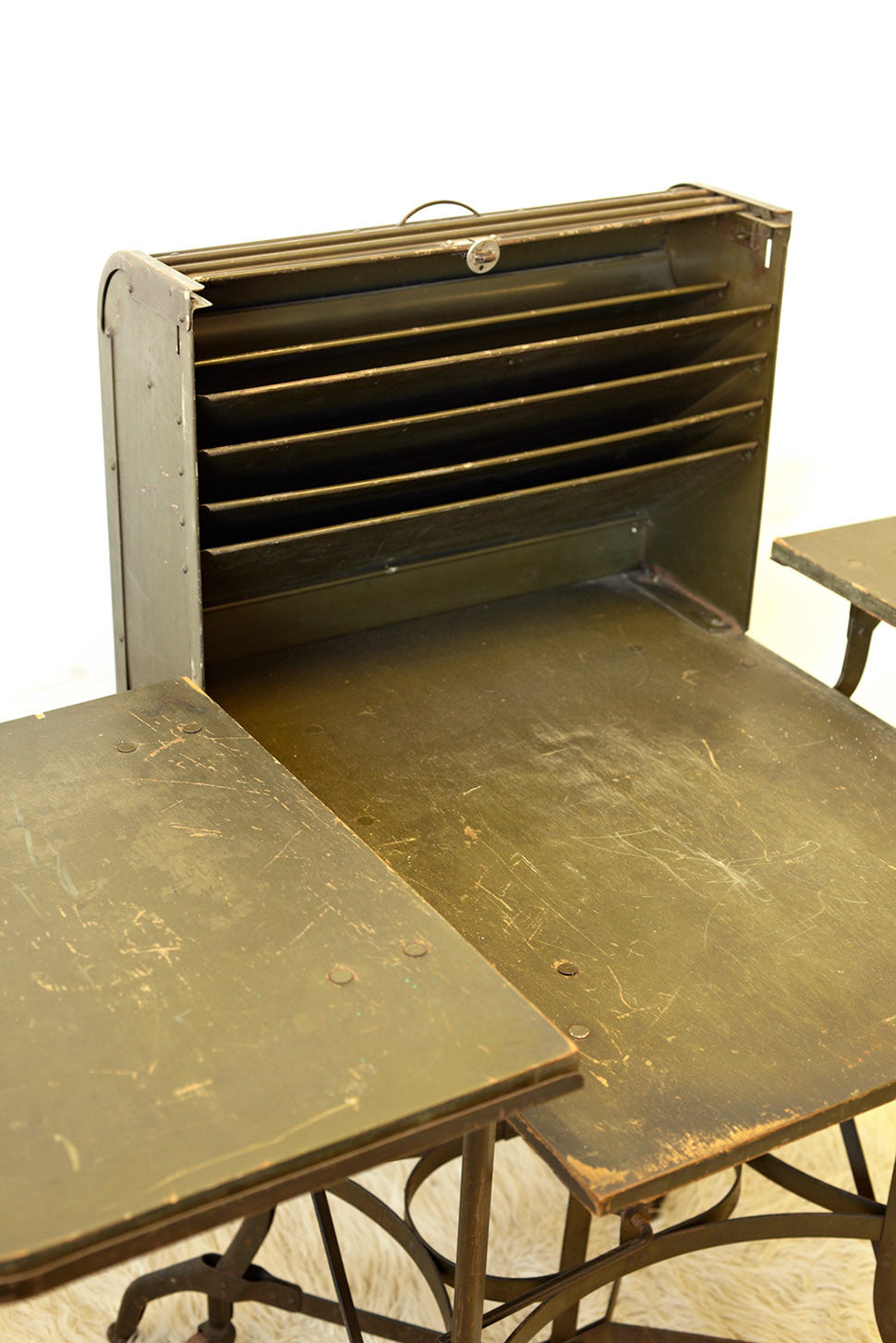 UHL Toledo Rolltop Typewriter Desk