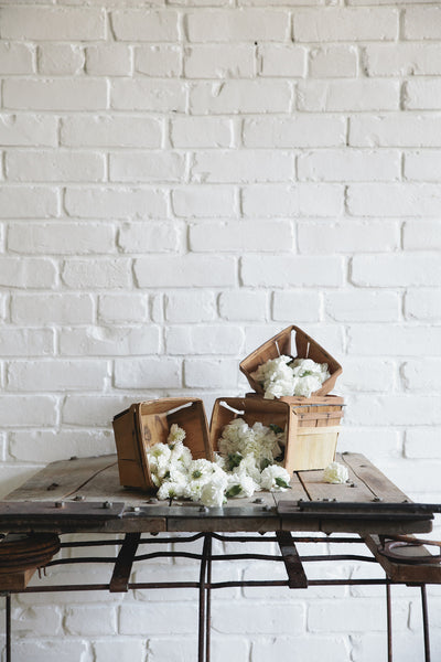 Four Wood Berry Baskets