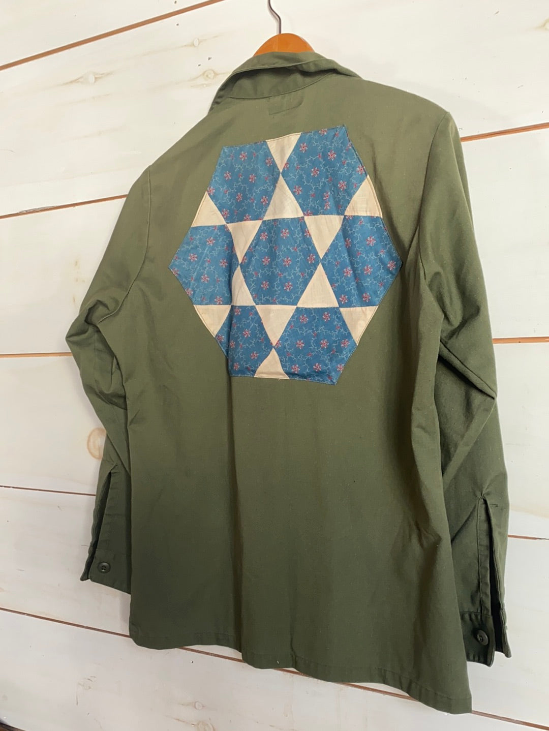 Quilt Patch - Vintage Military Shirt