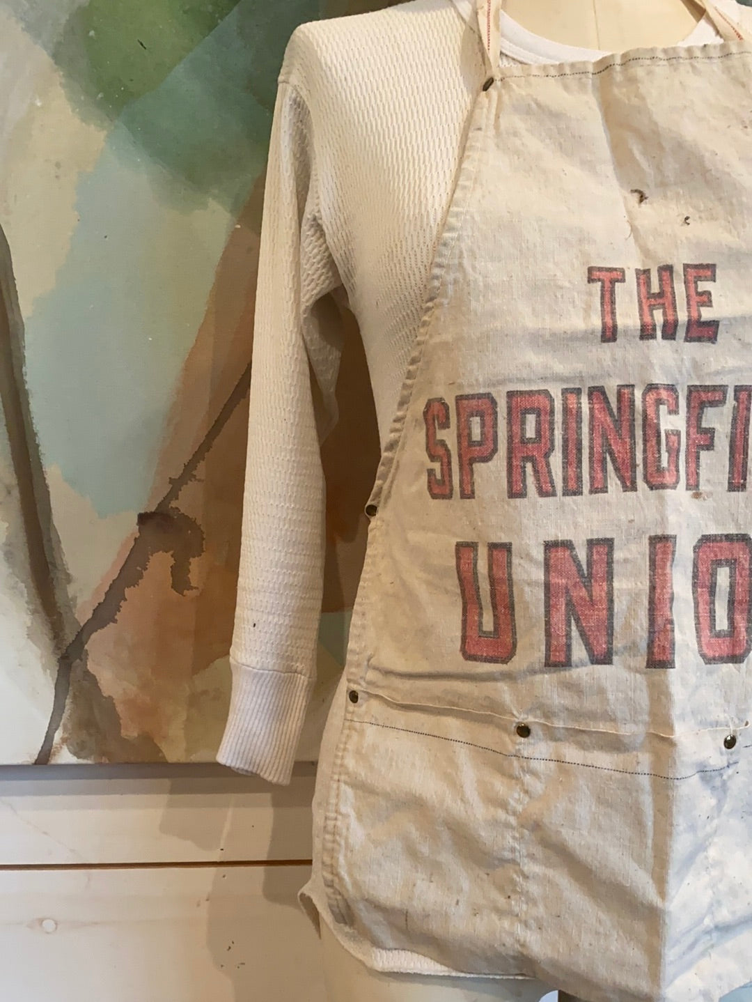 Vintage Springfield Union Apron