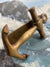 Vintage Brass Anchor Door Knocker