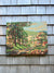 Vintage Paint by Numbers - View of a Farm Town