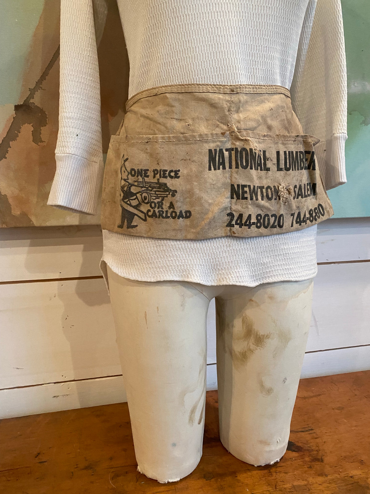 Vintage National Lumber Co. Apron
