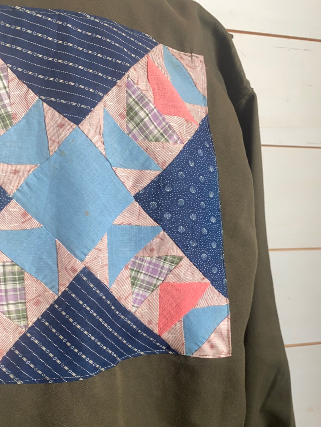 Quilt Patch - Vintage Military Shirt