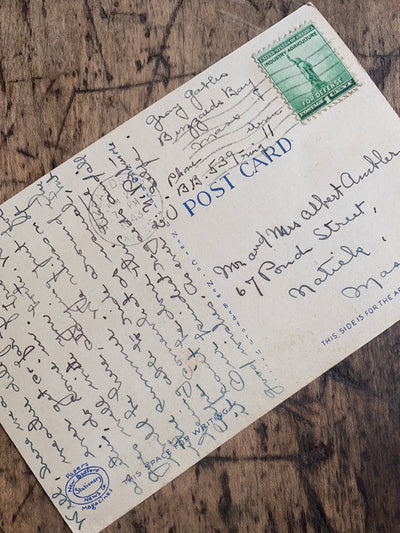 Vintage Bourne Bridge Post Card