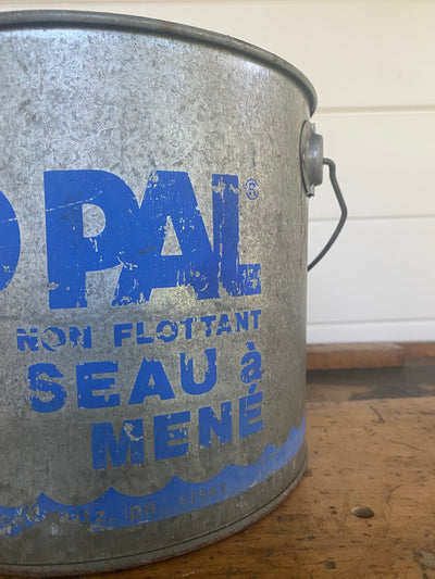 Vintage Old Pal Minnow Bucket