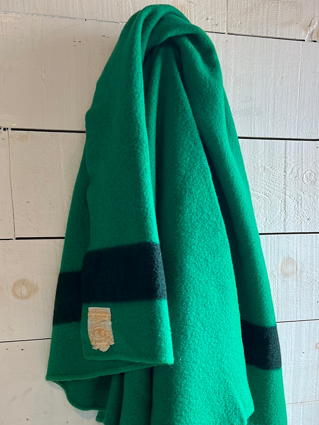 Vintage Jordan Marsh Wool Camp Blanket