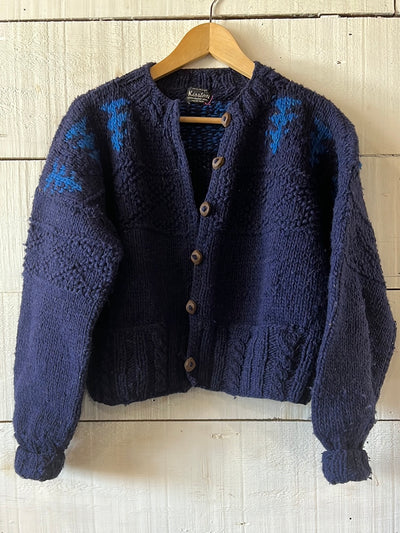 Vintage Wool Cardigan Sweater