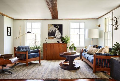 Mid-Century Conant Ball Reupholstered Sofa