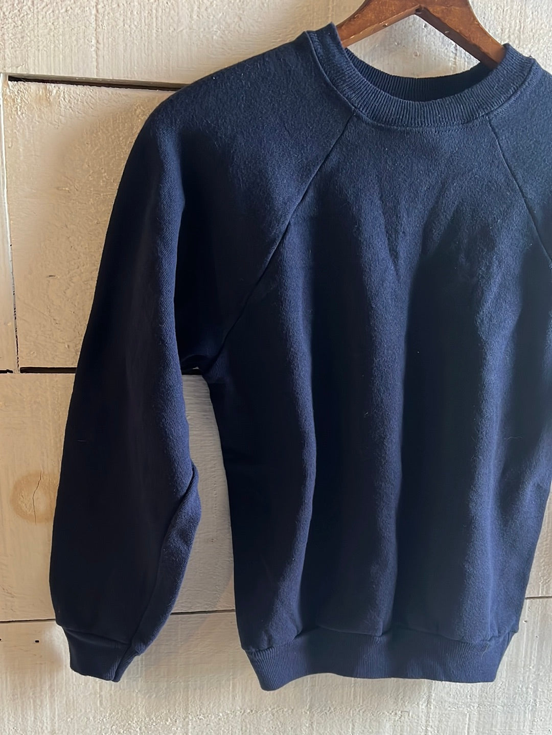 Vintage Raglan Sweatshirt - Navy Blue