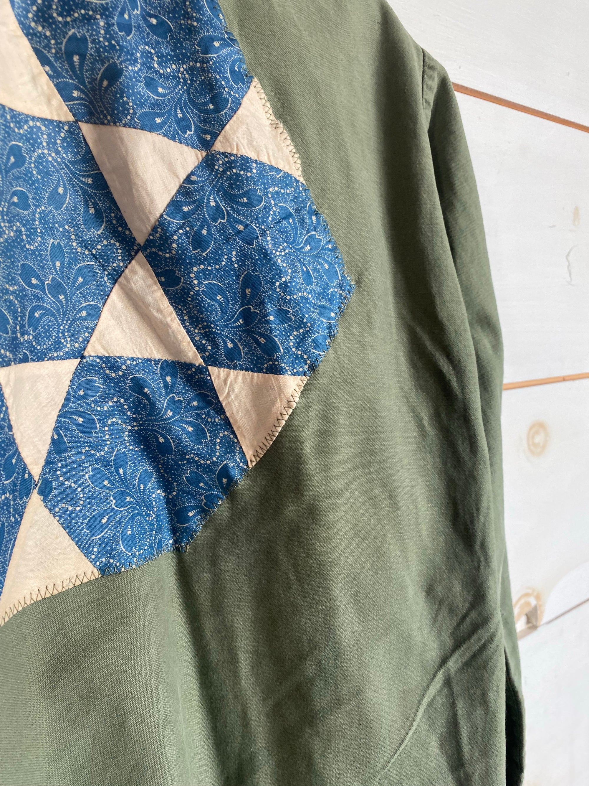Quilt Patch - Vintage Military Shirt