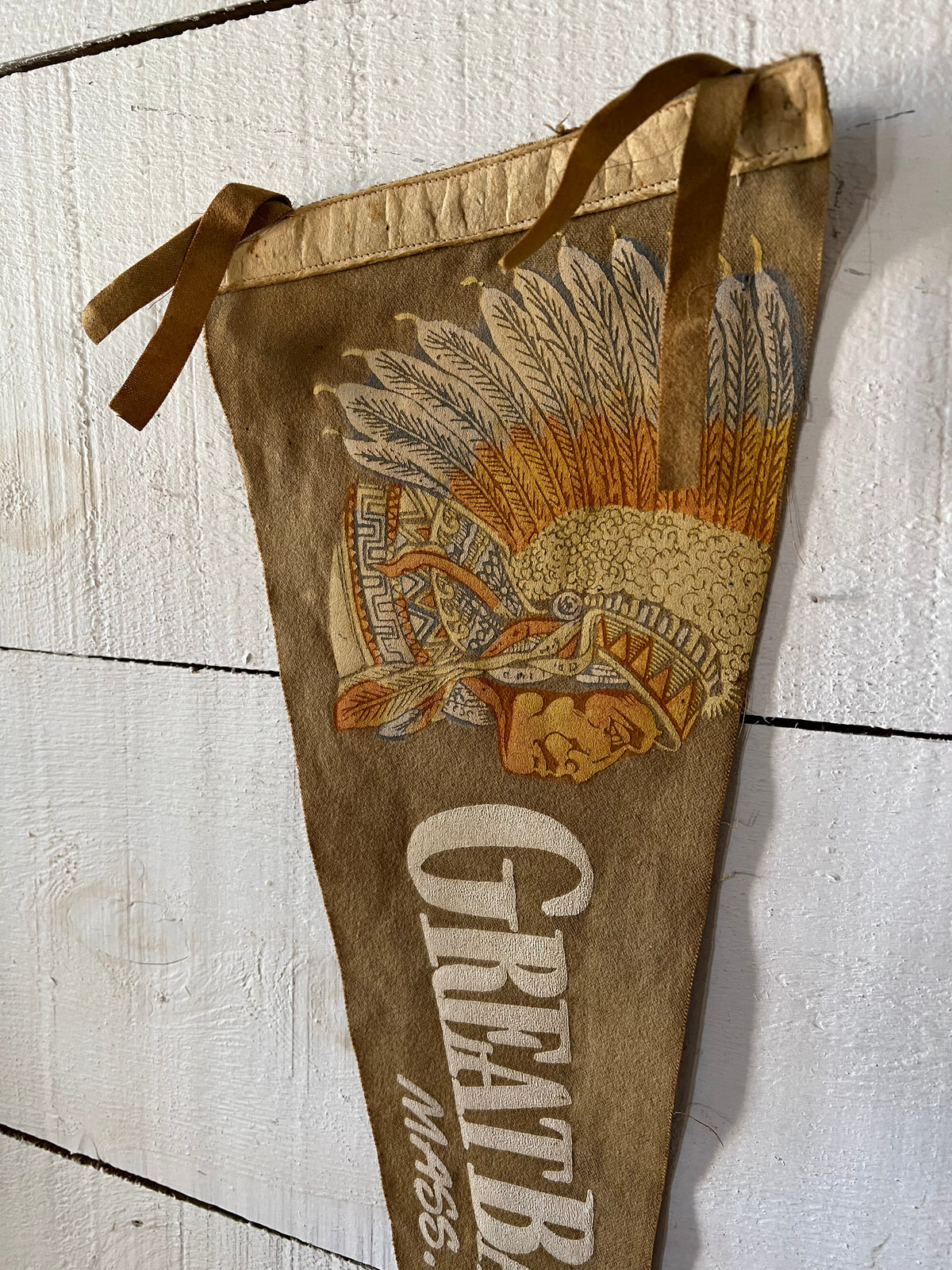 1950s Great Barrington, Mass. Souvenir Pennant