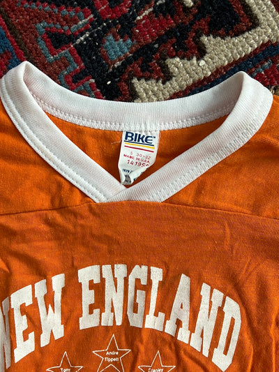 Vintage New England Patriots Bike Jersey Tee