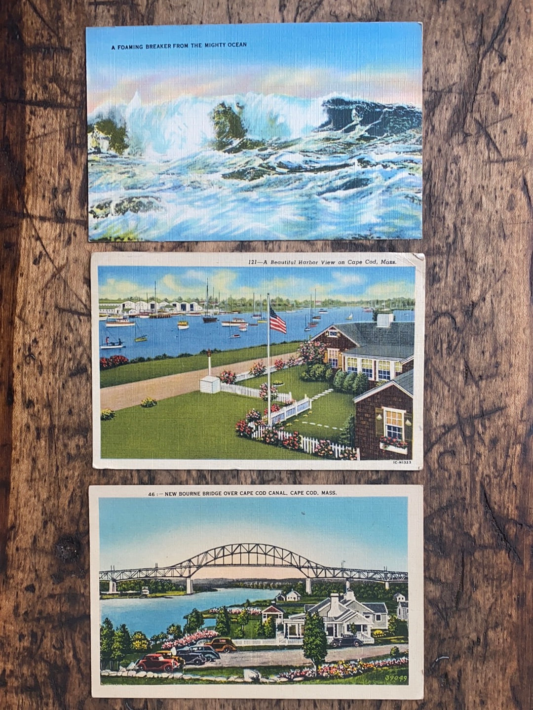 Vintage Cape Cod, Mass Post Card