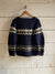 Vintage Navy Blue Wool Sweater