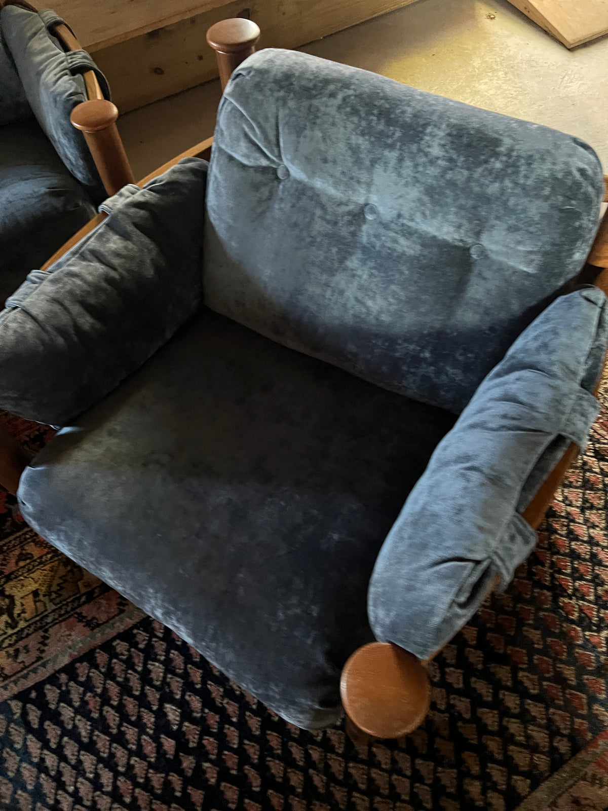 Mid-Century Conant Ball Reupholstered Chair