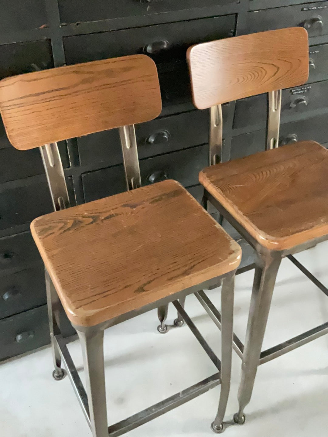 Pair of Industry West Stools