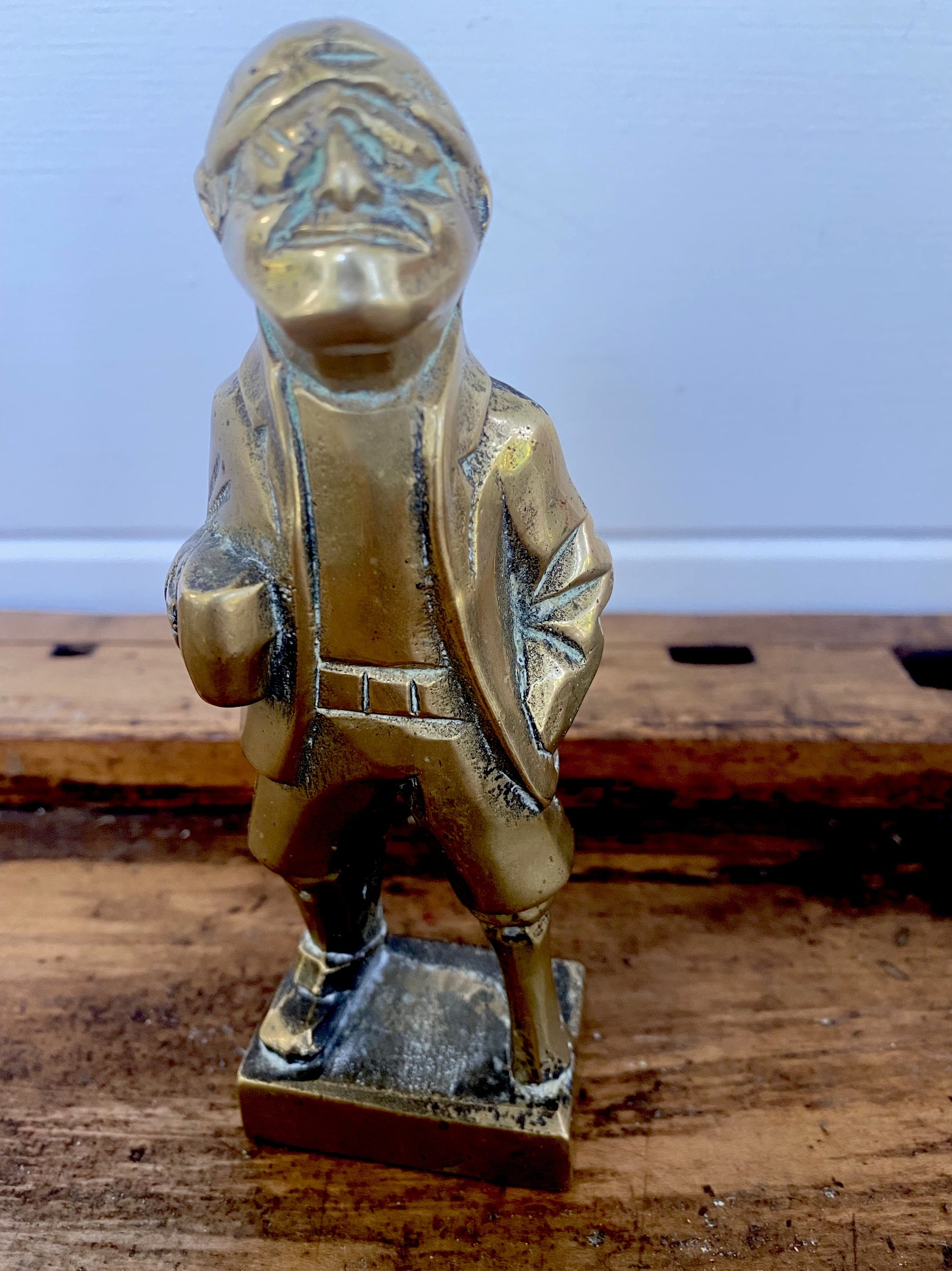 Vintage Brass Pirate