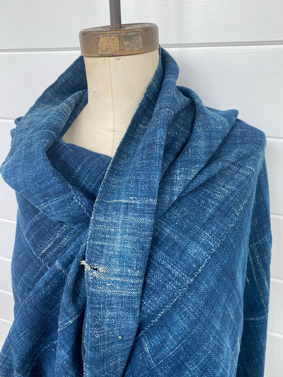 Vintage Indigo Textile: Solid