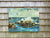 Vintage Rocky Sea Scape Painting