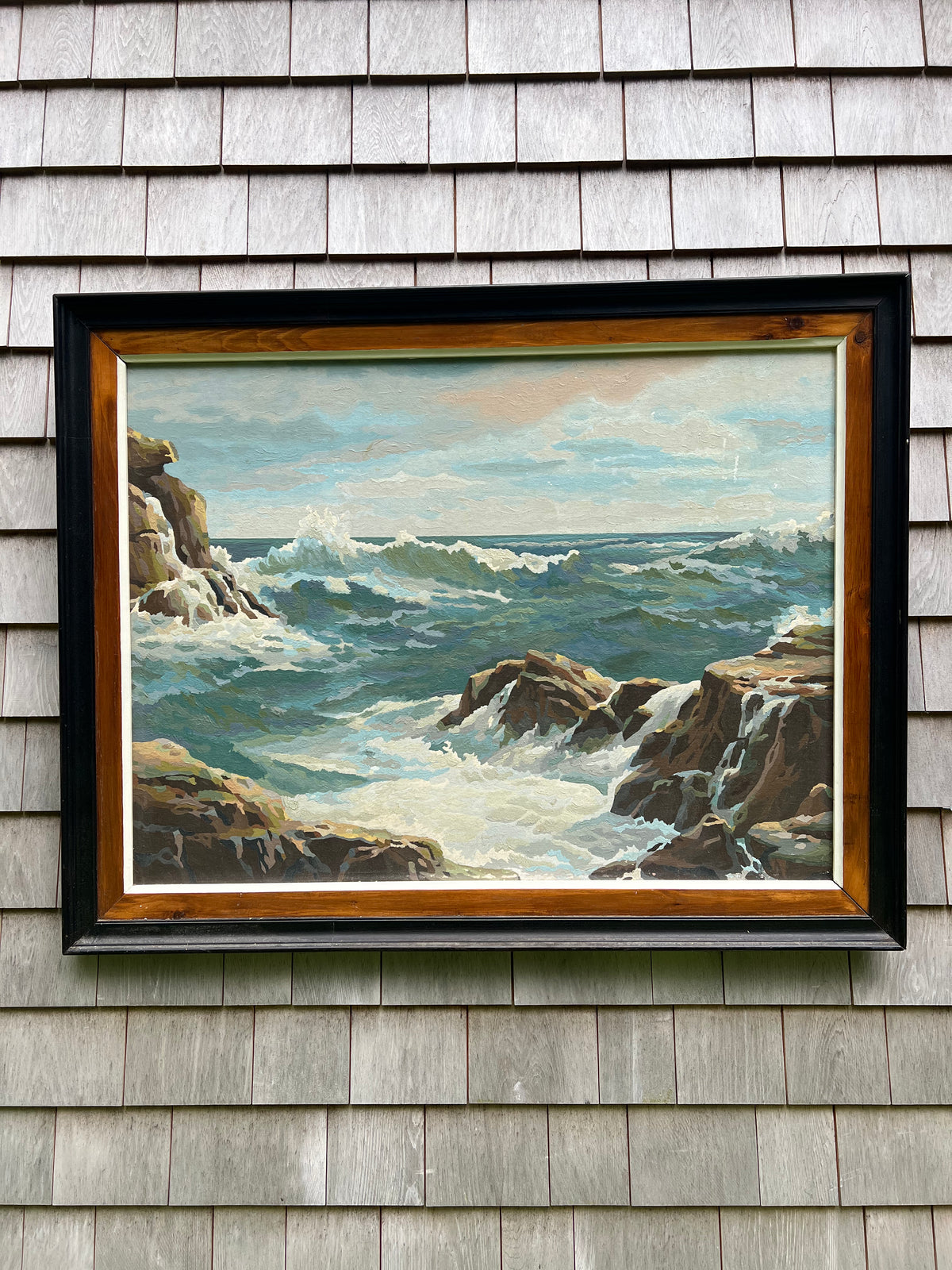 Vintage Paint-by-numbers Sea Scape