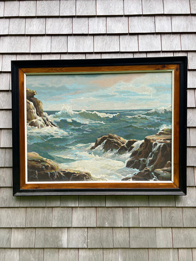Vintage Paint-by-numbers Sea Scape