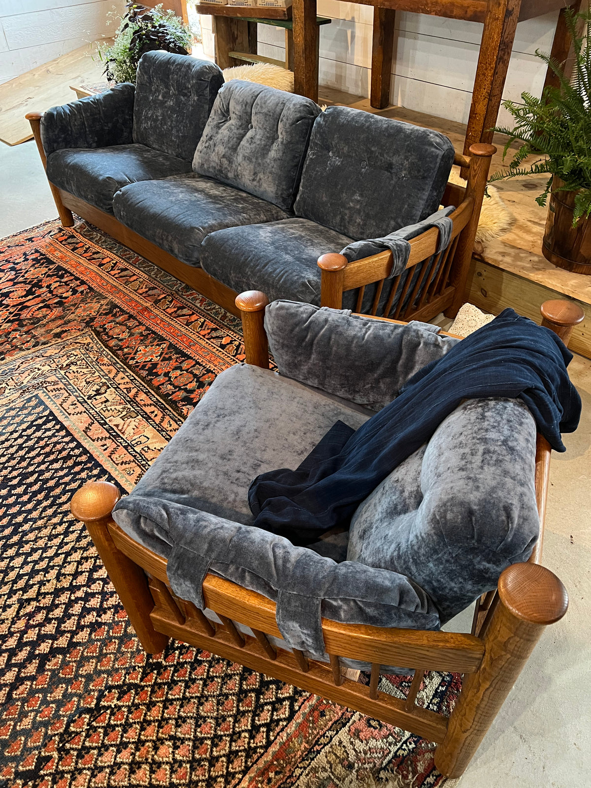 Mid-Century Conant Ball Reupholstered Chair