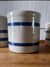 Vintage Roseville Ohio Blue Striped Crock