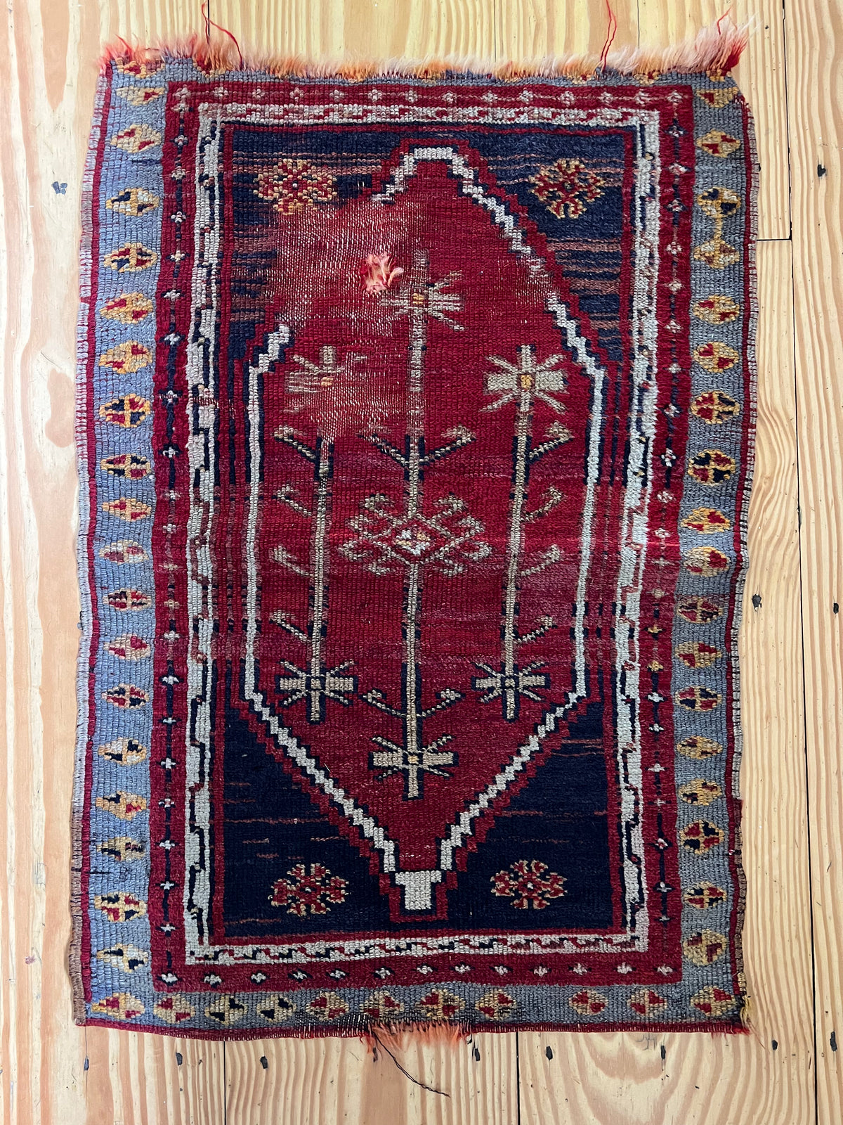 Vintage Prayer Rug