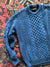 Vintage Irish Knit Pullover Sweater - Navy