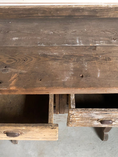 Salvaged Wood Workbench