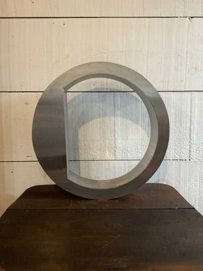 Salvaged Metal Letter - O