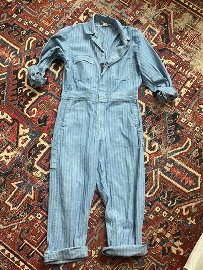 Vintage SEARS Coveralls - Diamonds & Rust