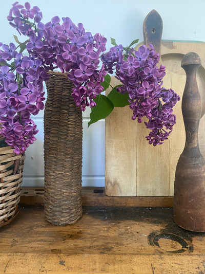 Vintage Woven Vase