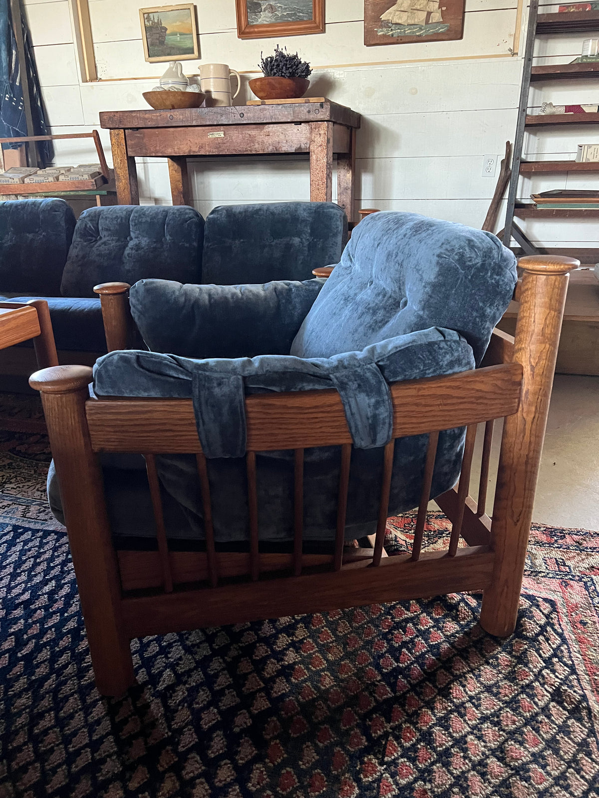 Mid-Century Conant Ball Reupholstered Chair