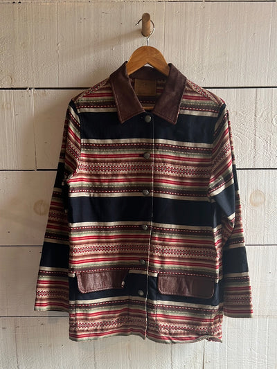 Vintage Striped Chore Coat